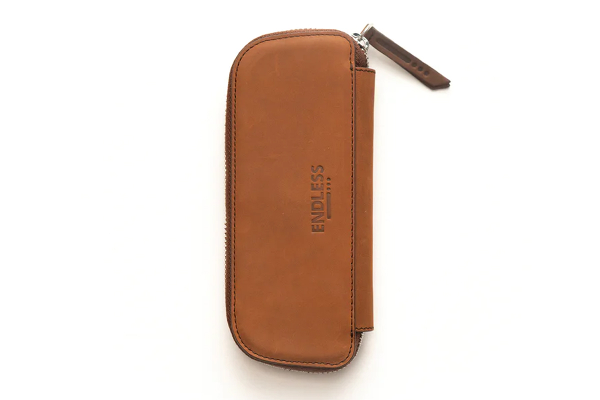 Endless Companion Pen Etui Brown voor Twee Pennen